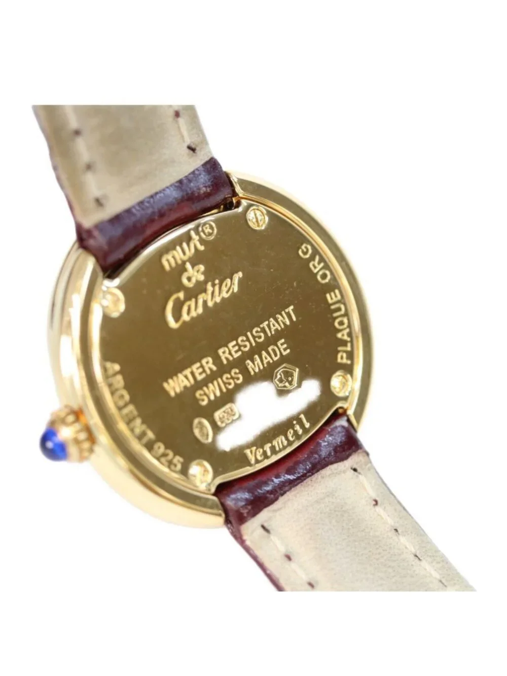 Cartier 925 Trinity Dial Must Vermeil